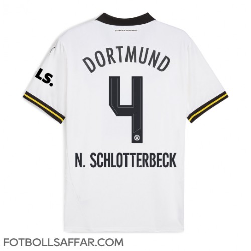 Borussia Dortmund Nico Schlotterbeck #4 Tredjeställ 2024-25 Kortärmad